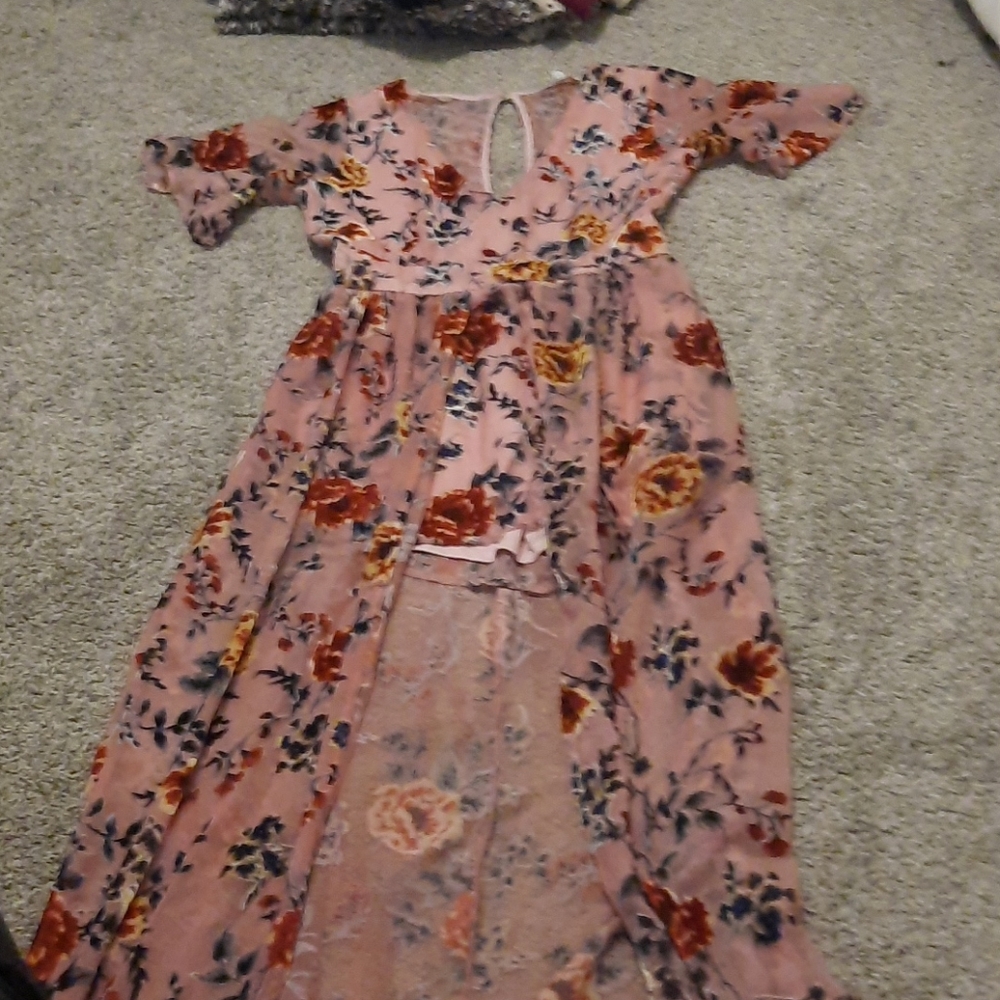 Floral Skort Dress